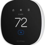 ecobee Smart Thermostat Essential – Energy Star Certified programmable Wi-Fi Thermostat – Works with Siri, Alexa, and Google Assistant