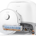 roborock Qrevo Curv 2 Flow Robot Vacuum and Mop, SpiraFlow Real-Time Self-Cleaning Roller Mop, 20,000 Pa, Dual Zero-Tangle System, AI Obstacle Avoidance, Heat-Washes & Dries Mop, Carpet Protection