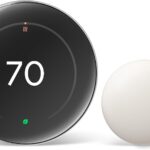 Google Nest Learning Thermostat (4th gen) + Nest Temperature Sensor (2nd gen) – Silver
