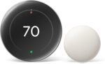 Google Nest Learning Thermostat (4th gen) + Nest Temperature Sensor (2nd gen) - Silver