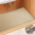 Winisok Silicone Under Sink Mat 34″ x 22″, kitchen Essentials and Gadgets, Shelf liner and Cabinet Protector, Home Organizers and Storage, Waterproof Bathroom Tray