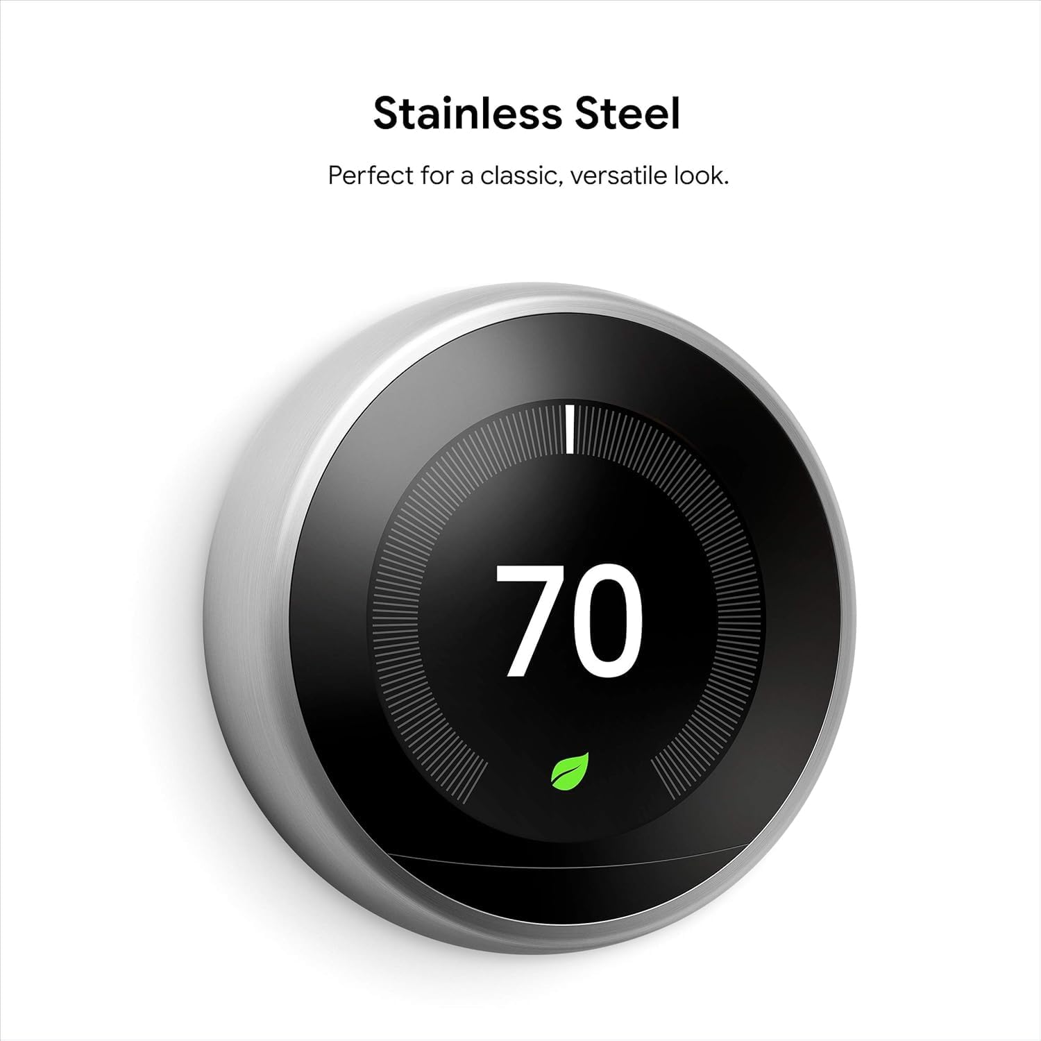 Google Nest Learning Thermostat – 3rd Gen – Programmable Smart Thermostat for Home – Compatible with Alexa (Stainless Steel) Google Nest Learning Thermostat – 3rd Gen – Programmable Smart Thermostat for Home – Compatible with Alexa (Stainless Steel)