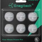 Enegitech CR2477 Lithium Button Battery Coin 2477 3V Button Cell​​ for Wall Clocks, Hygrometers, Electronic Scales, Smart Meters, Compatible with Ecobee Smart Sensor Coin Cell (6 Pack)
