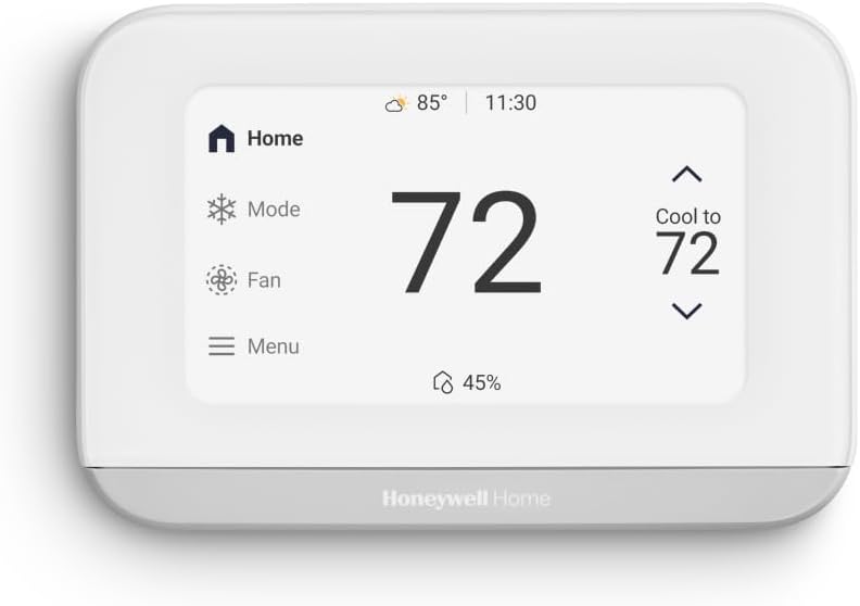 Honeywell Home X7B Smart Programmable Wi-Fi Thermostat with Humidity Monitoring, 4.3" Customizable Touchscreen Display, Energy Star Certified, Works w/Alexa, Matter, Apple Home and Google